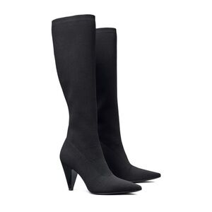 Tory Burch Engineered Knit Knee High Boot size 11
